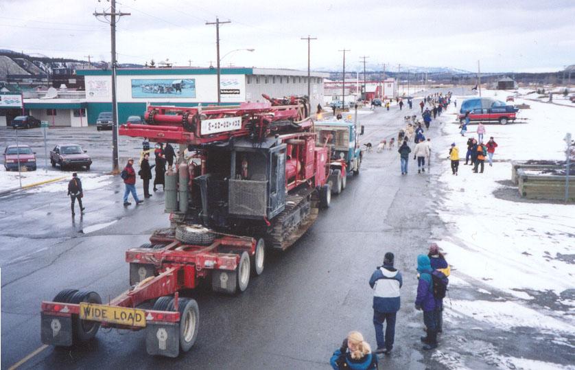 Photo of the 2000 Yukon Quest World's Strongest Sled Dog Team